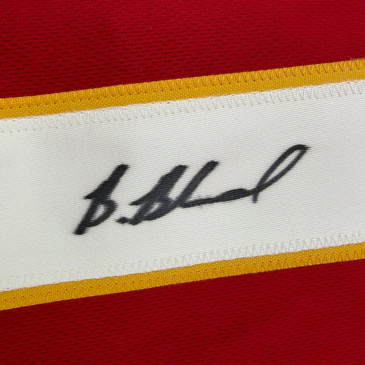Autographed/Signed Bashaud Breeland Kansas City Red Football Jersey JSA COA