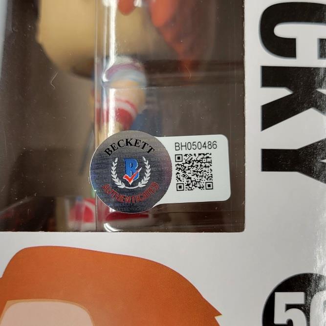 Don Mancini signed Chucky Funko Pop Child's Play 2 autograph (B) ~ BAS Holo