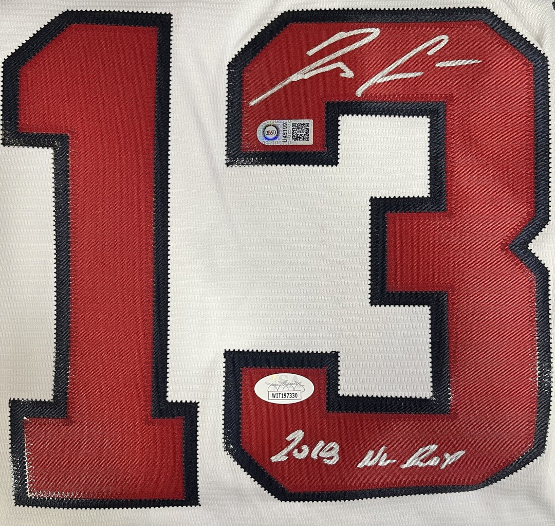 Ronald Acuna Jr Signed Braves Majestic Jersey 2018 NL ROY Mint Auto JSA Coa Mvp