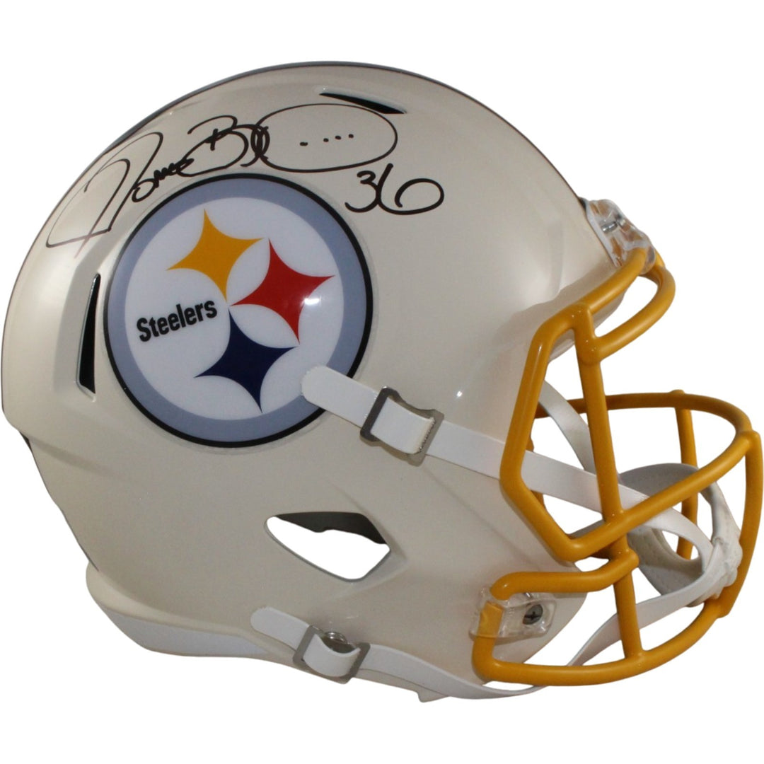 Jerome Bettis Autoographed Pittsburgh Steelers F/S Retro Helmet Beckett W 57529