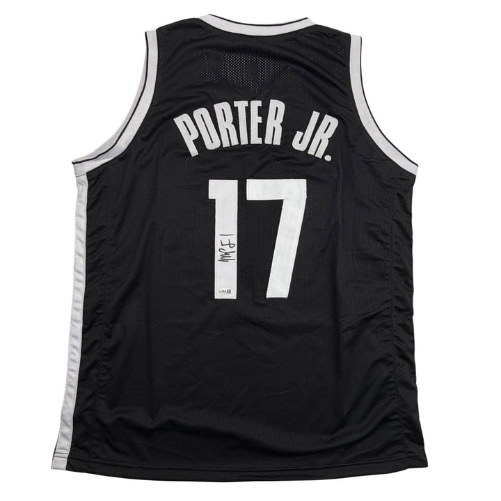 Autographed/Signed Michael Porter Jr Brooklyn Black Jersey JSA COA