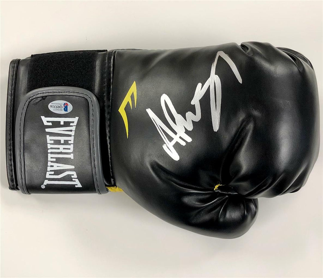 ANDY RUIZ JR Autograph Signed black Everlast Boxing Glove ~ Beckett BAS COA
