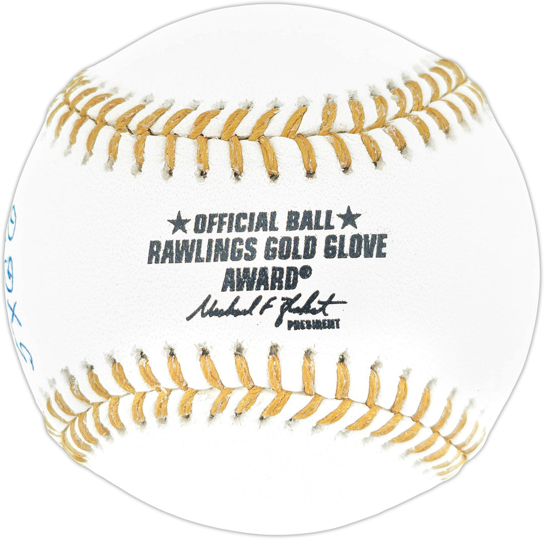 Dave Concepcion Signed Gold Glove Logo MLB Baseball Reds "5x GG" Beckett 253169