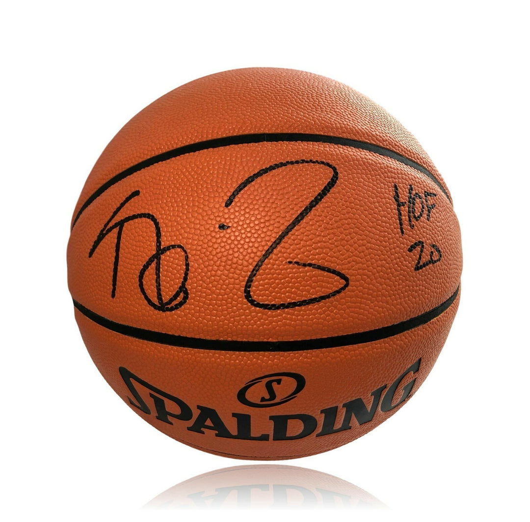 Kevin Garnett Autographed Basketball Inscribed "HOF 20" COA Fanatics Boston