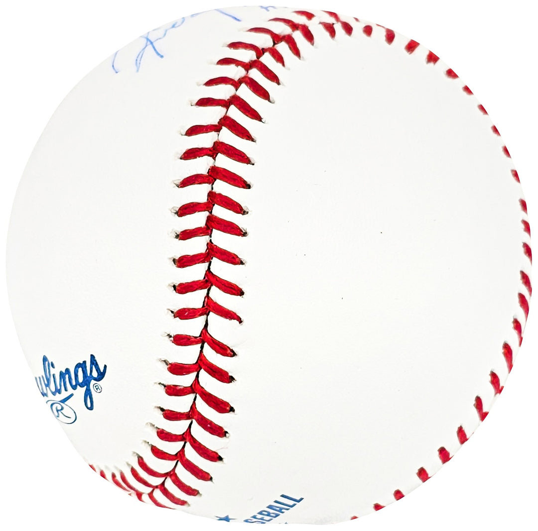 Rickey Henderson Signed MLB Baseball Oakland A's, Yankees HOF 2009 MLB & Steiner