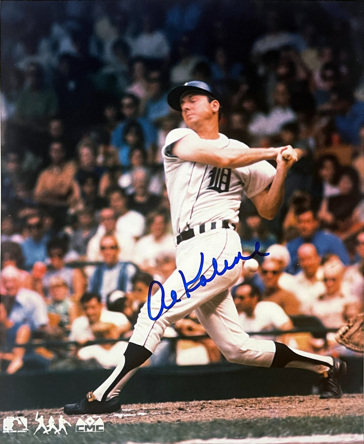 Al Kaline signed Detroit Tigers MLB 8x10 Photo- Tuff Stuff COA/Show Ticket/HOF