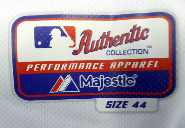 Miami Marlins Ichiro Suzuki Signed White Majestic Cool Base Jersey Size 44 IS