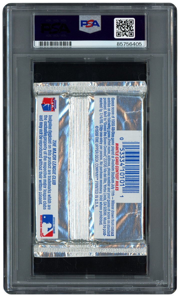 Ken Griffey Jr. Signed 1989 Upper Deck Low Card Pack Mariners Sig GM 10 PSA/DNA