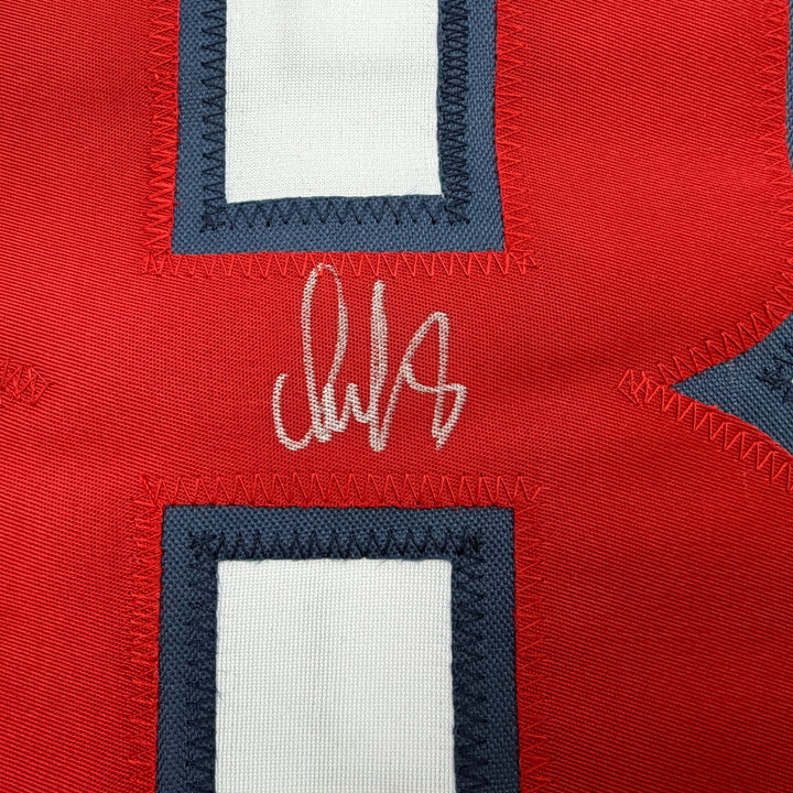 Autographed/Signed Alexander Alex Ovechkin Washington White Jersey Beckett COA