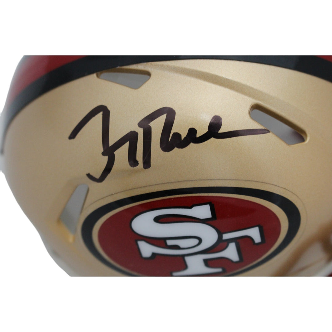 Jerry Rice Signed San Francisco 49ers TB Mini Helmet FAN 44660