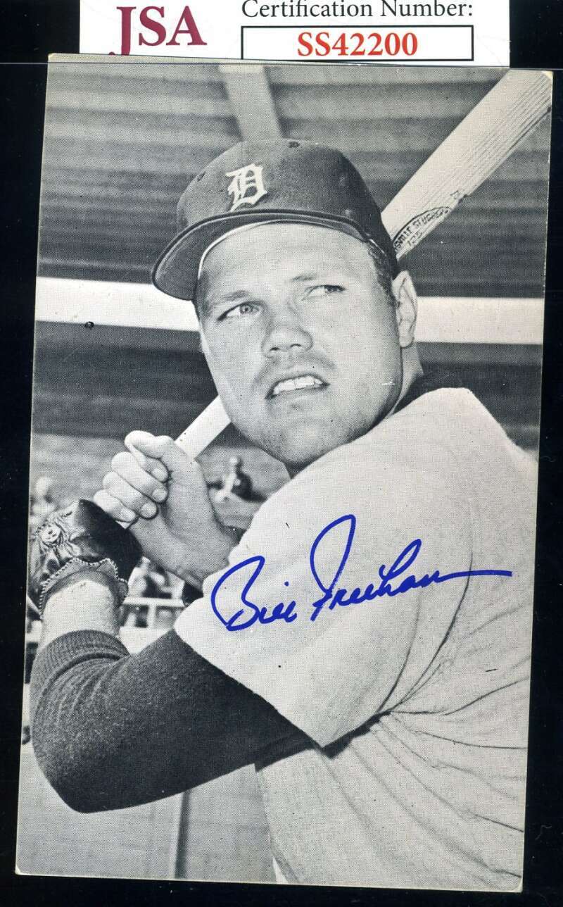 Bill Freehan JSA Signed Vintage Tigers Photo Autograph