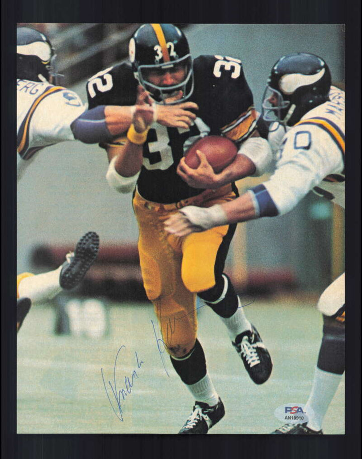 Franco Harris PSA DNA Signed  1970`s  Vintage 8x10 Photograph Autograph Steelers