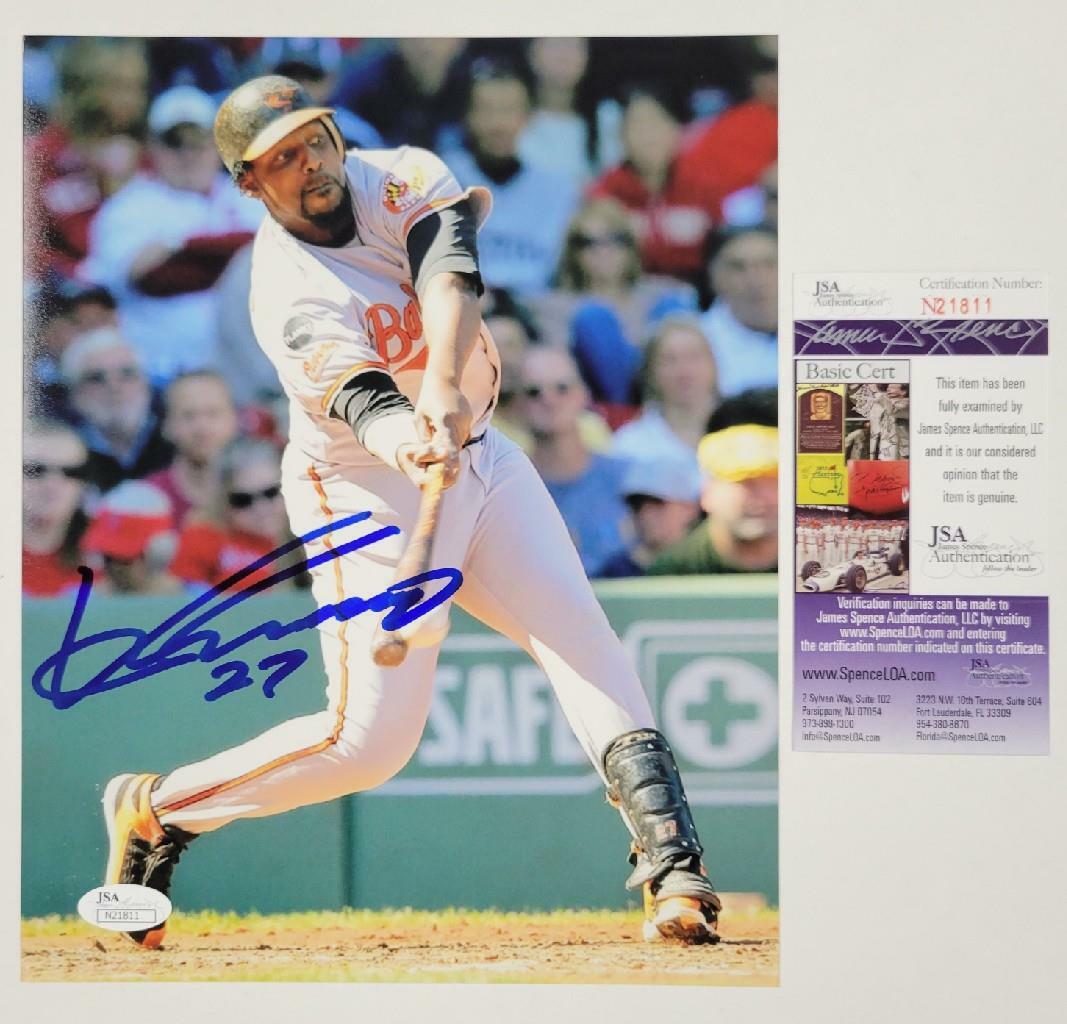 HOF Vladimir Guerrero signed Baltimore Orioles 8x10 Photo ~ JSA COA