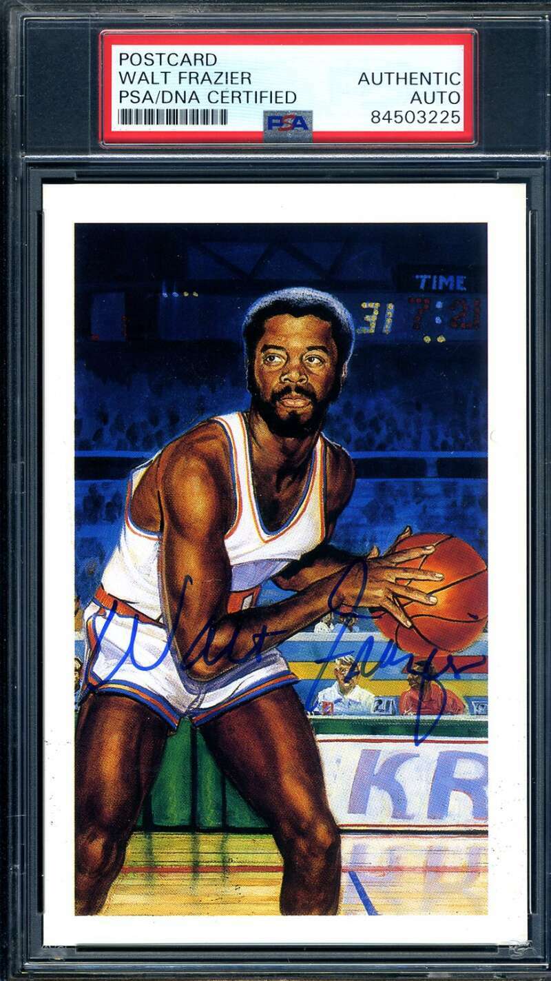 Walt Frazier PSA DNA Coa Signed 1992 Center Court Autograph
