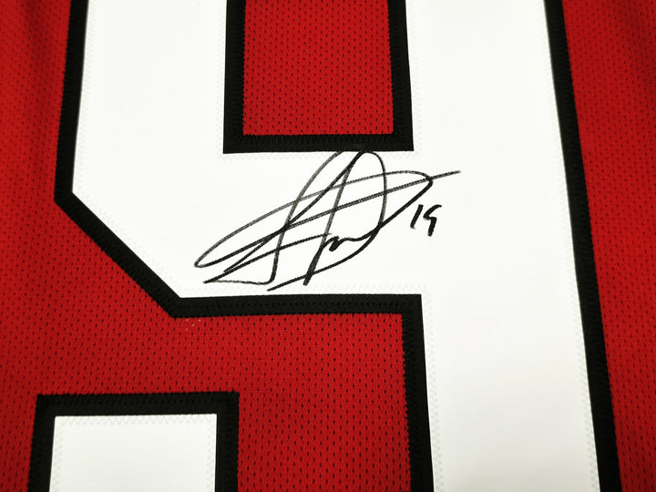 Blackhawks Jonathan Toews Signed Red Reebok Premier Jersey Size XXL Beckett Wit