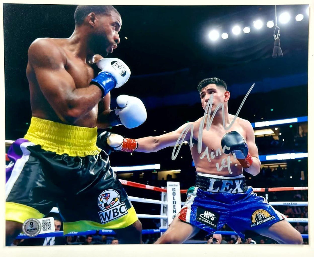 Alexis Rocha signed "Team Lex" 8x10 photo boxing autograph (B) ~ Beckett BAS