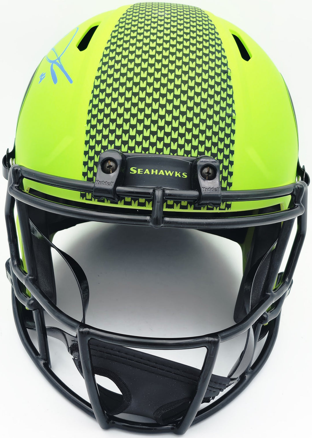 Sam Darnold Auto Seahawks Rave Green Full Size Speed Replica Helmet Beckett
