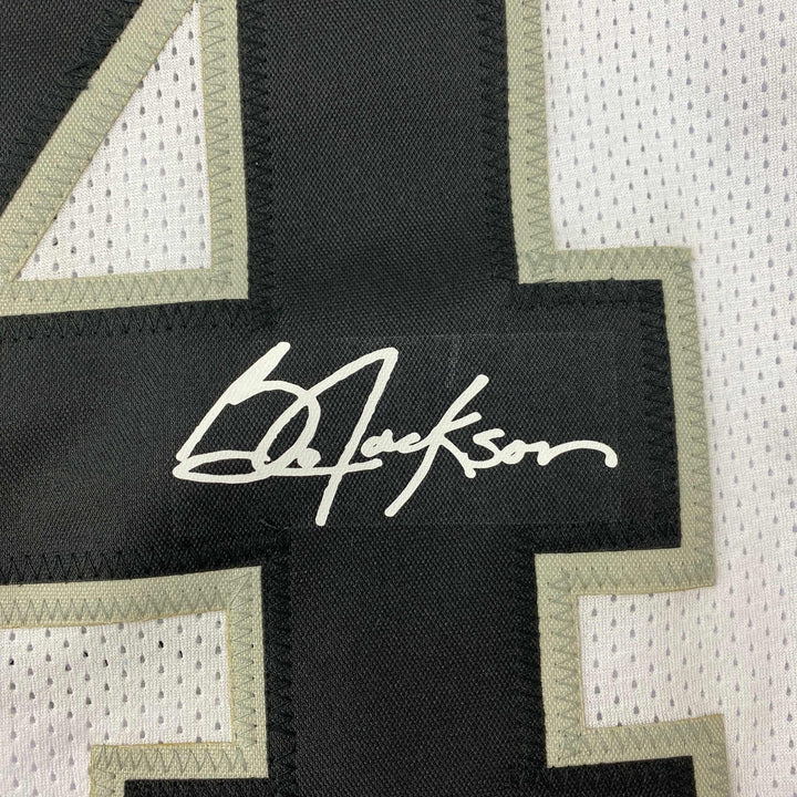 Facsimile Autographed Bo Jackson Oakland Las Vegas White Reprint Jersey Men's XL