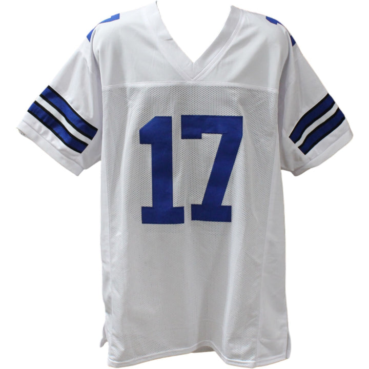 Brandon Aubrey Autographed/Signed Pro Style Size XL White Jersey Beckett 44653