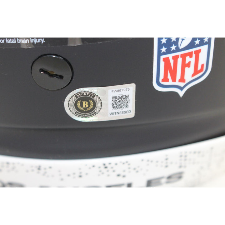 Torry Holt Autographed Los Angeles Rams SpeedFlex Rivalries Helmet Beckett 56884