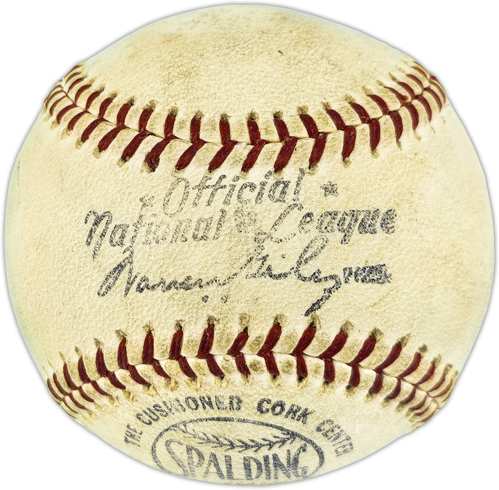 Roberto Clemente Signed Giles NL Baseball "Best Wishes" Beckett AE41474
