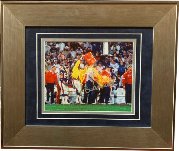 Bill Parcells signed NY Giants SBXXI Celebration 8x10 Photo Framing Ding-Steiner