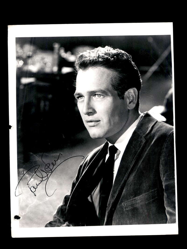 Paul Newman PSA DNA Coa Signed 8x10 Vintage Photo Autograph