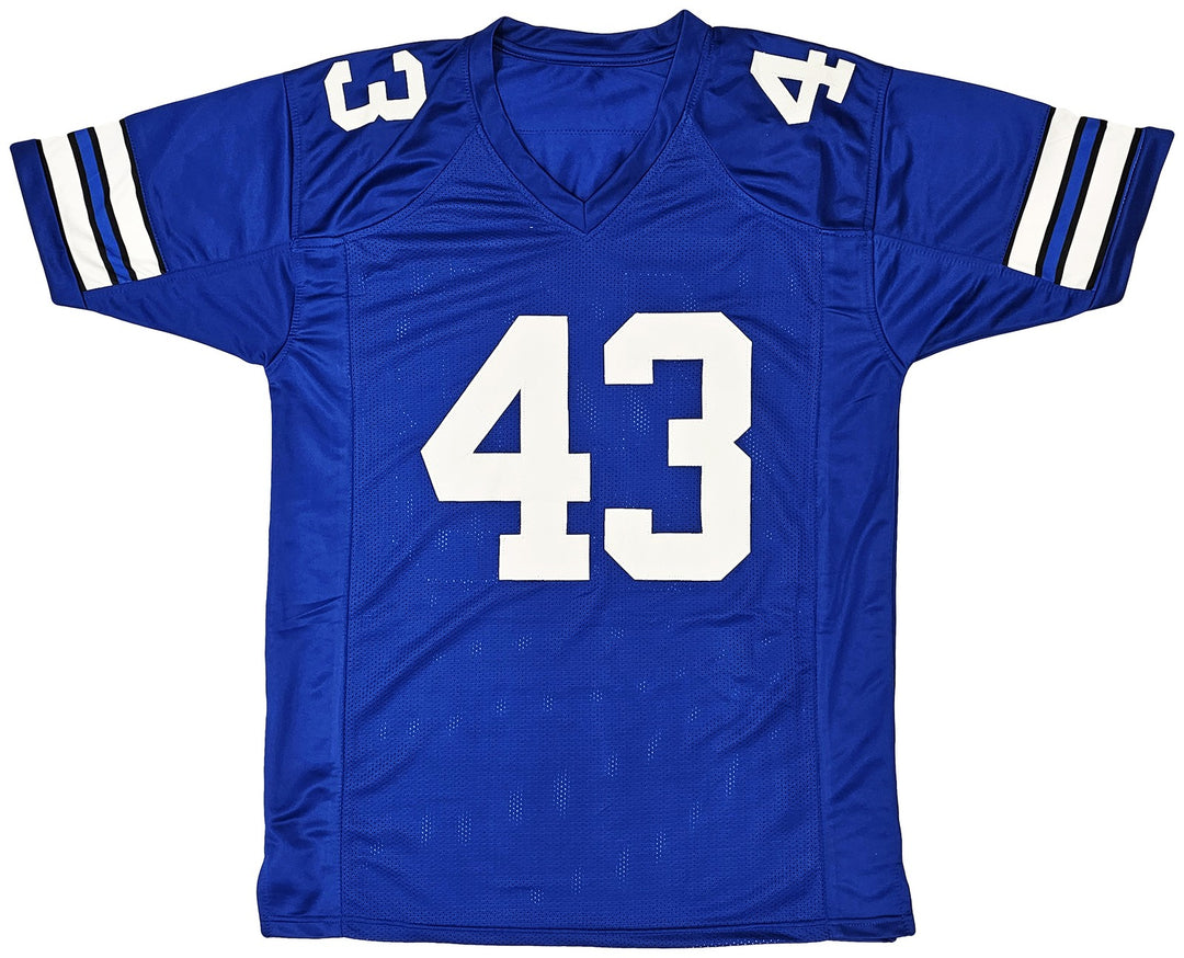 Dallas Cowboys Cliff Harris Autographed Signed Blue Jersey PSA/DNA