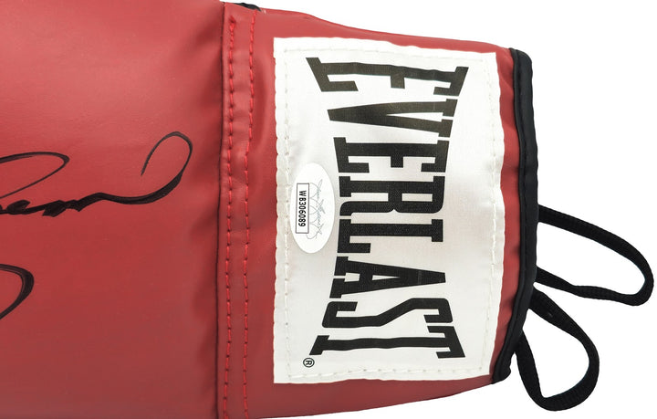 Sugar Ray Leonard Signed Red Everlast Glove Left Handed LH JSA