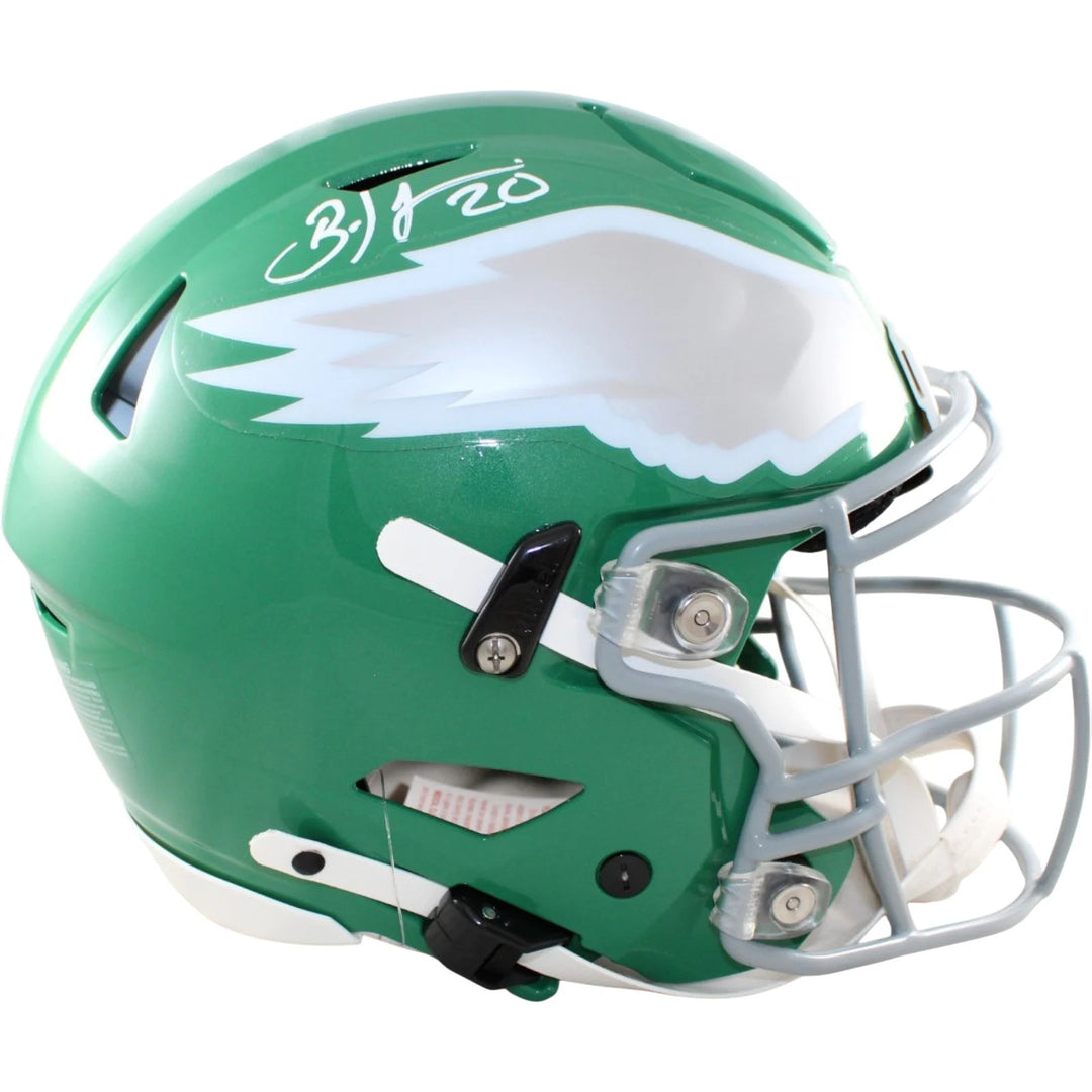 Brian Dawkins Signed Philadelphia Eagles Helmet Speedflex Alt 23 Beckett W 58604