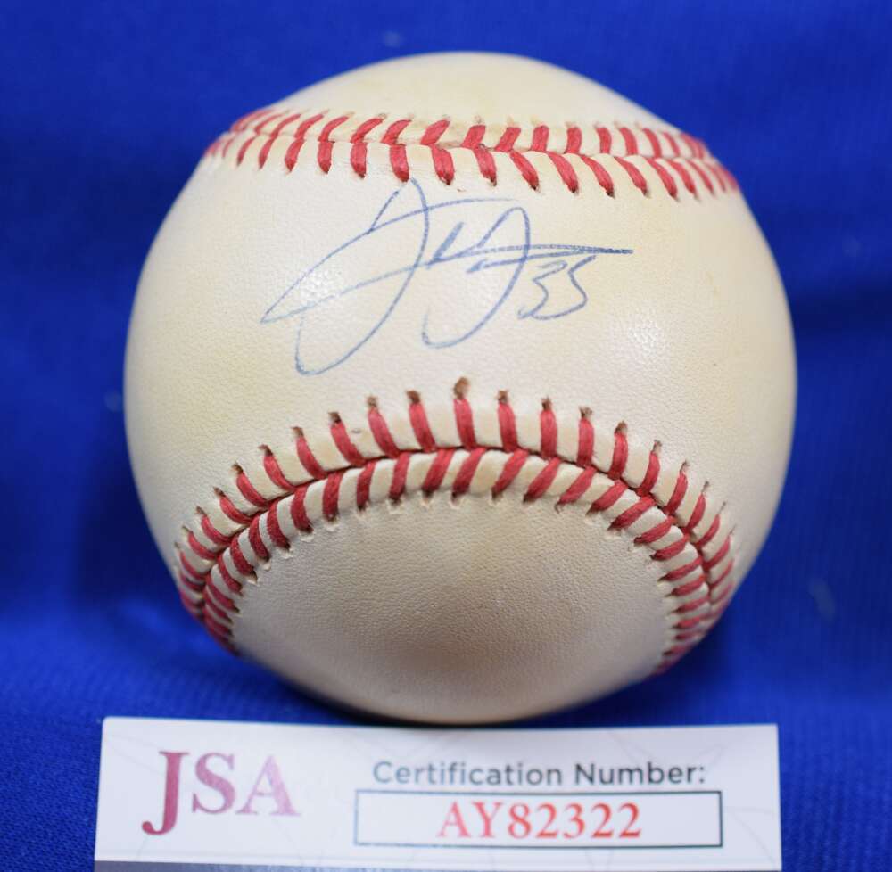 Frank Thomas JSA COA Autographed American League Signed Baseball