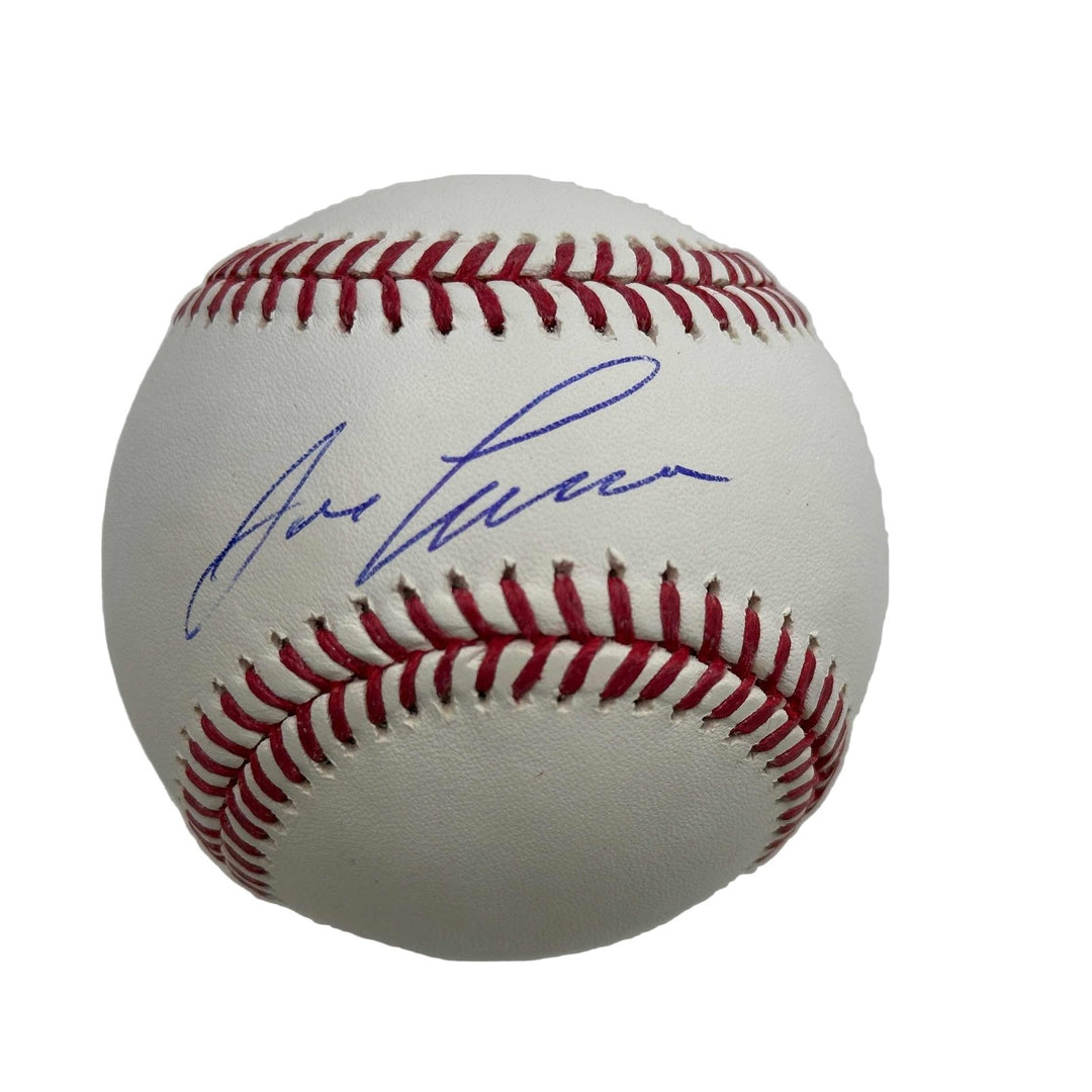 Autographed/Signed Jose Canseco Rawlings ROML Beckett BAS COA