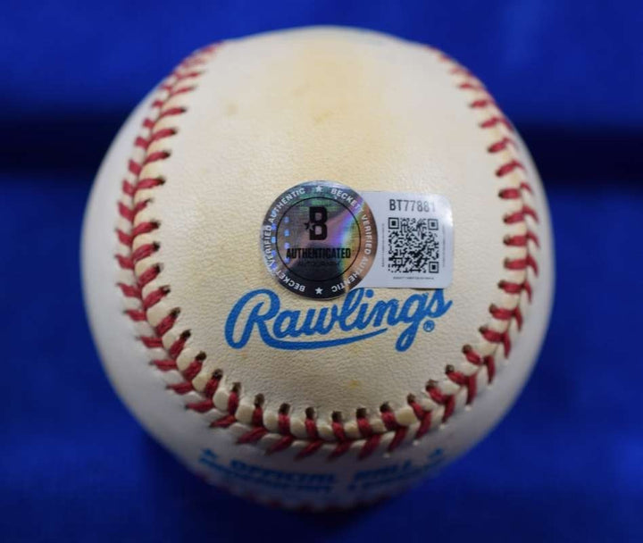 Wade Boggs Beckett BAS Autograph American League OAL Signed Baseball
