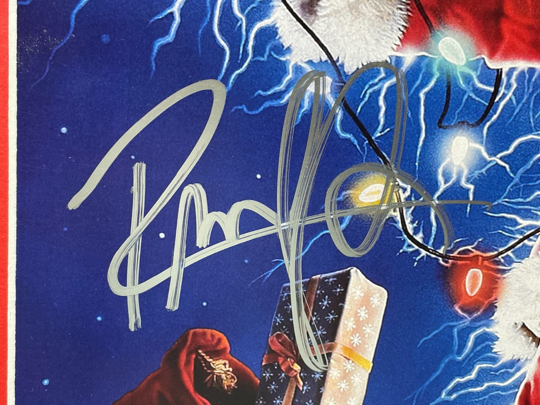 Chevy Chase Beverly D'Angelo Quaid Signed Christmas Vacation Poster Framed JSA