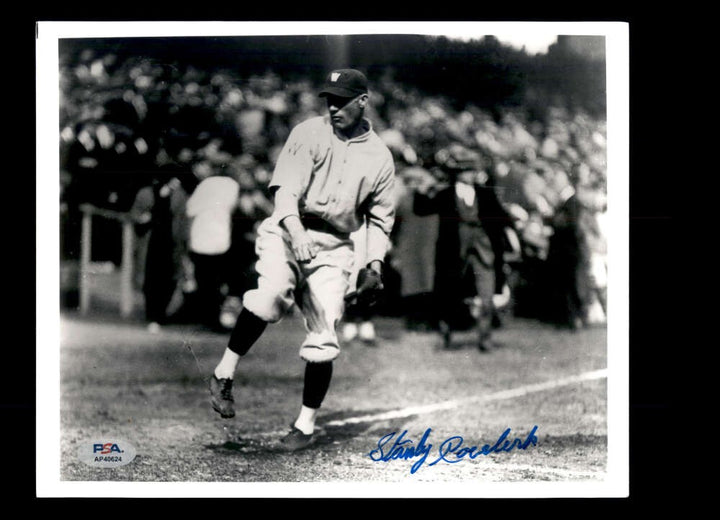 Stanley Coveleski PSA DNA Signed 8x10 Photo Autograph