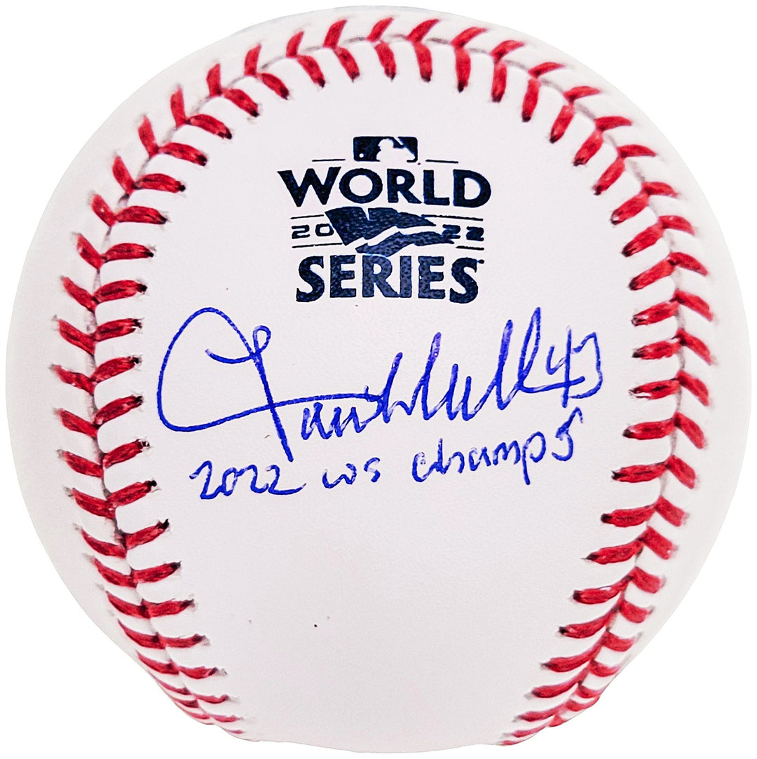 Lance McCullers Jr Auto Official 2022 WS Logo MLB Baseball Astros Champs Beckett
