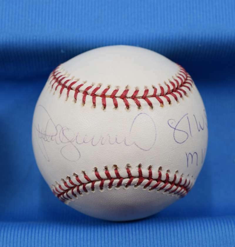 Pedro Guerrero 81 Ws Mvp Mlb Tri Star Coa Autograph Major League Signed Baseball