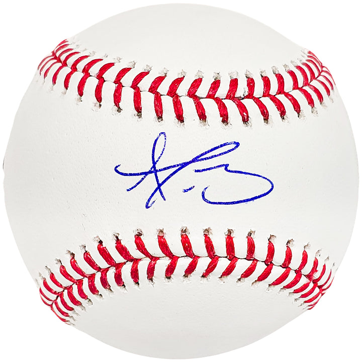 Dustin May Autographed MLB Baseball Los Angeles Dodgers Fanatics Holo #JD830988