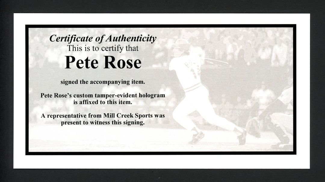 Pete Rose Autographed Signed 8x10 Photo Philadelphia Phillies PR Holo