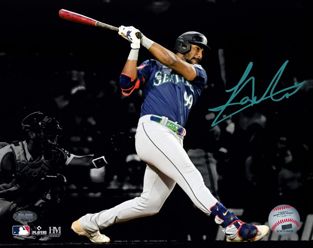 Lazaro Montes Signed 8x10 Photo Seattle Mariners MCS Holo