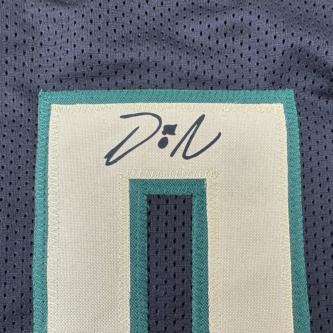 Framed Facsimile Autographed Damian Lillard 33x42 Reprint Laser Auto Jersey