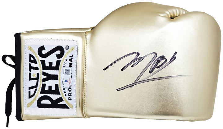 Michael B. Jordan Signed Gold Reyes Boxing Glove Right Handed RH Beckett Witness