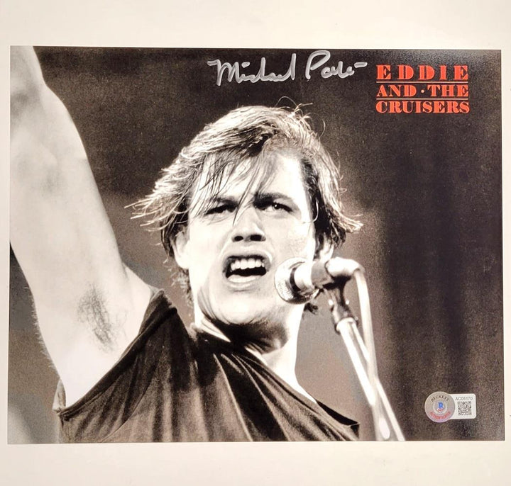 Michael Pare signed Eddie and the Cruisers 8x10 photo #4 autograph A Beckett BAS