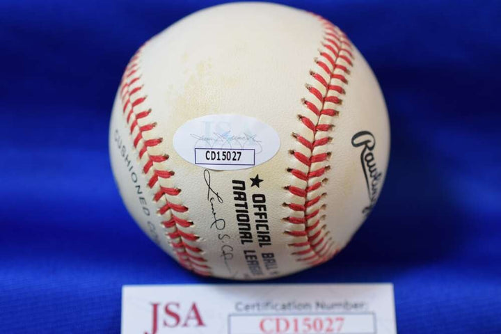 Bruce Froemming JSA COA Autograph ONL National League Signed Baseball