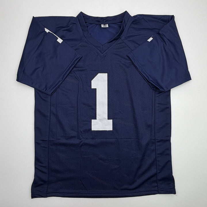 Autographed/Signed Jaylen Reed Penn State Blue College Football Jersey JSA COA