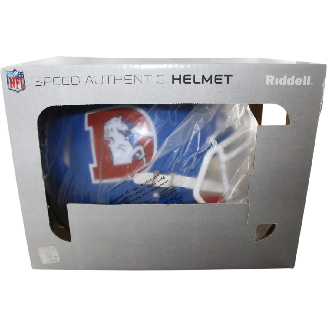 John Elway Bo Nix Autographed Denver Broncos Pro TB Helmet Beckett Witness 55246