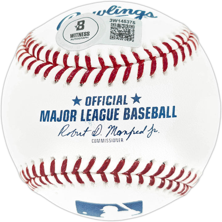 John Smoltz Signed Official MLB Baseball Atlanta Braves "HOF 15" Beckett Witness
