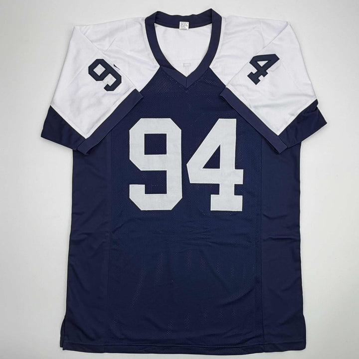 Autographed/Signed Charles Haley Dallas Thanksgiving Day Jersey JSA COA