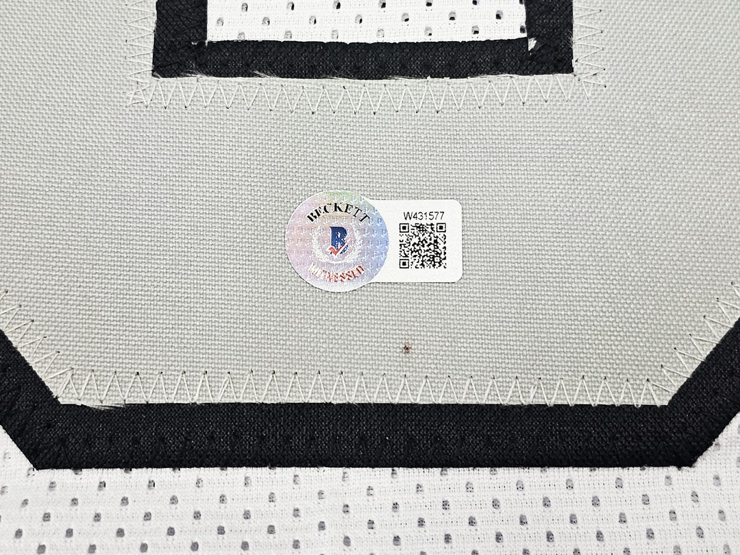 Las Vegas Raiders Tyree Wilson Auto Signed White Color Rush Jersey Beckett Wit
