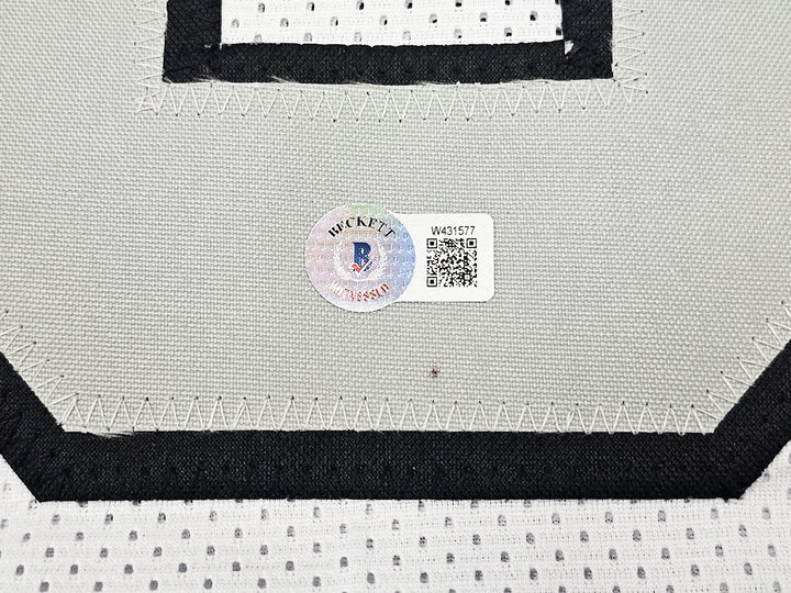 Las Vegas Raiders Tyree Wilson Auto Signed White Color Rush Jersey Beckett Wit